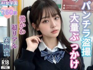 女子校生のパンチラ盗撮＆大量ぶっかけ(AI女学園) [d_439689]