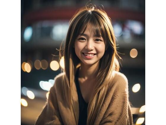 夜の街で:犬系女子との甘美なデートスナップ(カオスクッキング倶楽部) [d_441667]