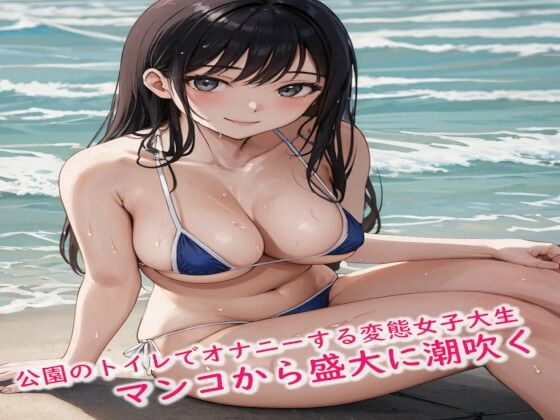 公園のトイレでオナニーする変態女子大生が興奮しすぎてマンコから盛大に潮吹く(ガールズコレクション) [d_443194]