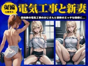 【後編】電気工事と新妻〜団地妻の電気工事のおじさんと禁断のエッチの関係に〜(AVMAX) [d_443208]
