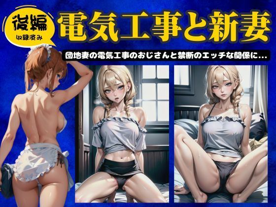 【後編】電気工事と新妻〜団地妻の電気工事のおじさんと禁断のエッチの関係に〜(AVMAX) [d_443208]