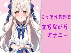 こっそりお外で立ちながらオナニー(せみなっつ) [d_443535]