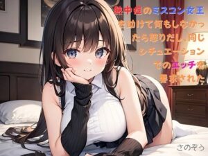 【お気軽小説】熱中症のミスコン女王を助けて何もしなかったら怒りだし、同じシチュエーションでのエッチを要求された(さのぞう) [d_443924]