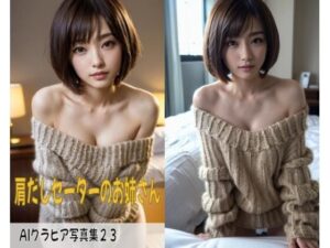 AIグラビア写真集23〜肩だしセーターのお姉さん〜(ねも) [d_444356]