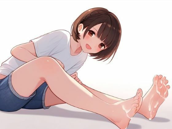 運動部の女の子のほどよく日焼けした素足で踏んでもらう〜おじさんわたしなんかで興奮するんですか？〜(晴耕雨読) [d_444847]