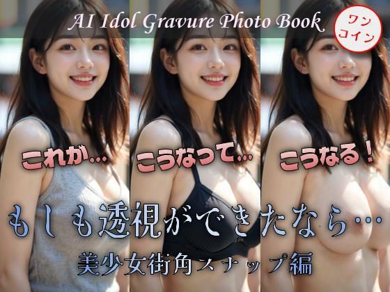 もしも透視ができたなら… 美少女街角スナップ編(はちみつスタジオ) [d_445490]