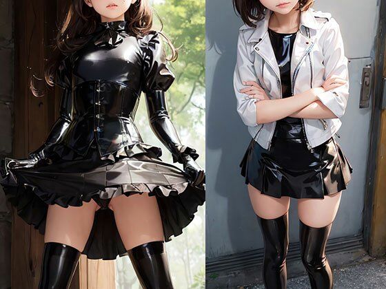 普通のニーソ、ラバーのニーソ(TAIL LOVERS) [d_446268]