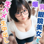 アプリで知り合った爆乳メガネ美女と生ハメ生中出し 128枚(りんりんあーと) [d_446791]