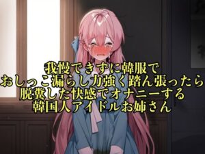 【実演おもらし】我慢できずに韓服でおしっこ漏らし力強く踏ん張ったら脱糞した快感でオナニーする韓国人アイドルお姉さん【キム・ユナ 23歳】(エロカフェ) [d_447027]