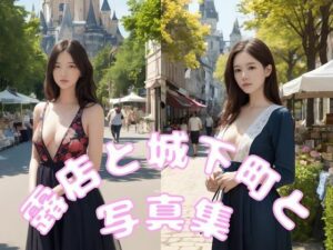 露店と城下町と写真集(666のAI美女倶楽部) [d_447742]