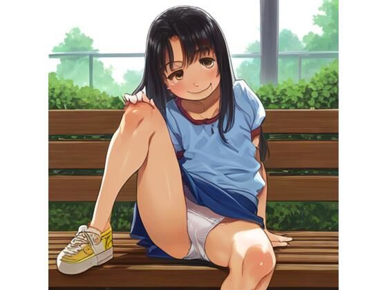 どこ見てるの？おじさん？(望欲　AI作品) [d_447960]