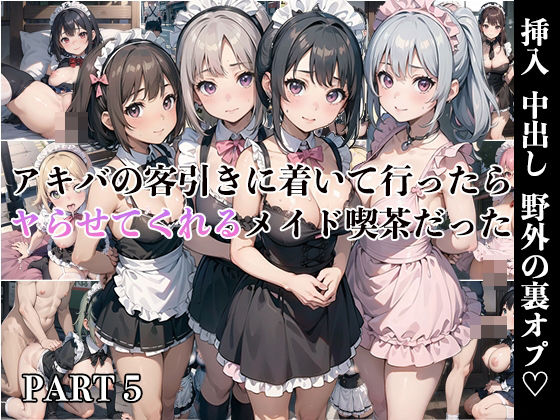 【PART5】アキバの客引きに着いてったら、ヤらせてくれるメイド喫茶だった(ふるーつぽんち倶楽部) [d_448792]