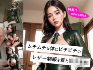 【私立フェムドム女子学園】男子生徒は僕一人・ムチムチな体にピチピチのレザー制服を着た女子校生Part2(M男出版) [d_449212]