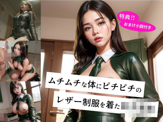 【私立フェムドム女子学園】男子生徒は僕一人・ムチムチな体にピチピチのレザー制服を着た女子校生Part2(M男出版) [d_449212]