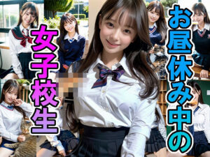 お昼休み中の女子校生(AI Art and Meditation) [d_450449]