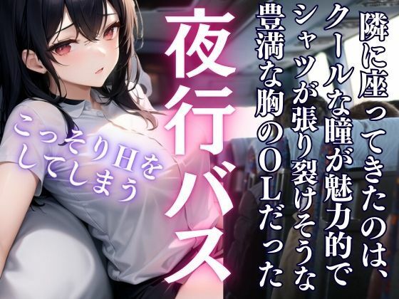 帰省中の夜行バスで隣に座った美女とこっそり・・・(えろが大好きすぎる〜) [d_450853]