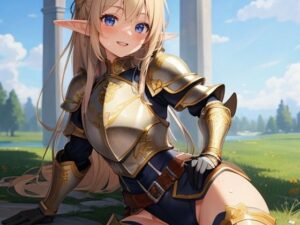 ハイレグアーマー風エルフさん(ほげふが) [d_317677]