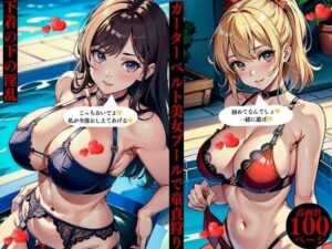ガーターベルト美女プールで童貞狩り下着の下の淫乱(にサークル) [d_383279]