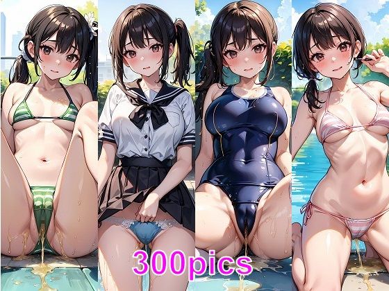 妹がおもらしするCG集(妄想サチュレーション) [d_383784]