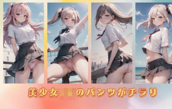 美少女JKのパンツがチラリ(へんたいろり企画) [d_384010]