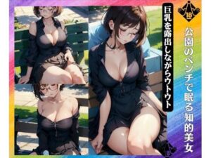 公園のベンチで眠る知的美女〜巨乳を露出しながらウトウト(ダイヤモンドプレス) [d_384919]