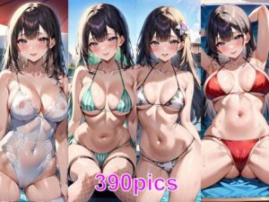 クラス一の美少女とプールでデートするCG集(妄想サチュレーション) [d_389538]