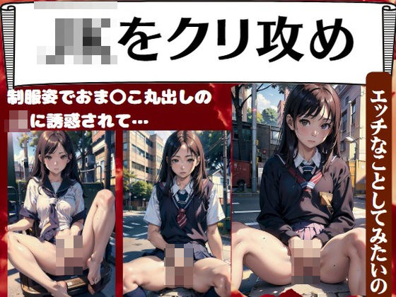 JKをクリ攻め〜制服姿でおま〇こ丸出しのJKに誘惑されて…「エッチなことしてみたいの」(えちえち見放題) [d_403860]