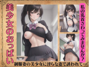 美少女のおっぱい〜制服姿の美少女に淫らな姿で誘われて…「私の乳首さわってみませんか？」(美女300円均一) [d_403884]