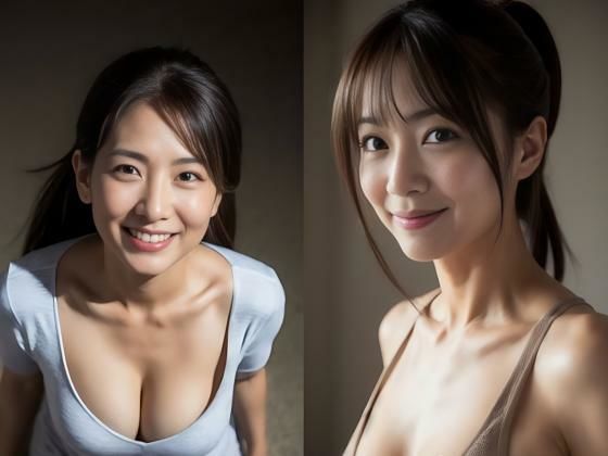 隣のお姉様・美熟女2本立て(AI美女写真集) [d_408563]