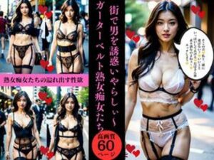 街で男を誘惑いやらしぃ〜ガーターベルト熟女痴女たち(AI美女LABO.3) [d_409962]