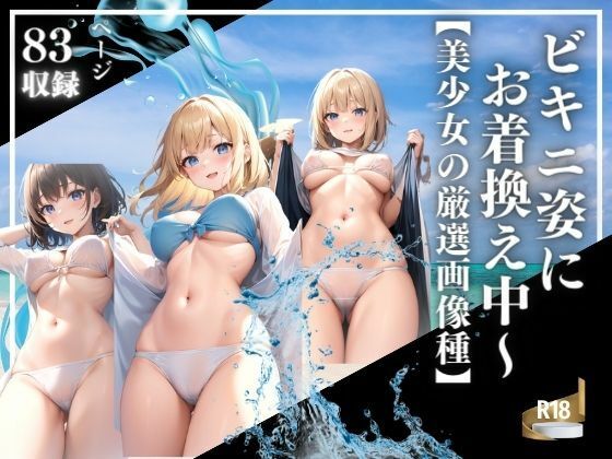 ビキニ姿にお着換え中〜【美少女の厳選画像種】(AIラブ4) [d_417325]