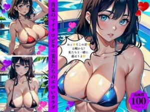 真夏のマイクロビキニ美女たちのエロいカラダ(AI美女LABO.28) [d_417372]