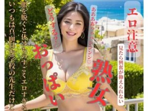 いつもは真面目な学校の先生だけど服を脱ぐと体はものすごくエロすぎる(RIBEN) [d_419306]