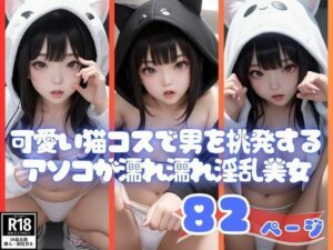 可愛い猫コスで男を挑発するアソコが濡れ濡れ淫乱美女(ラブLABO) [d_419470]
