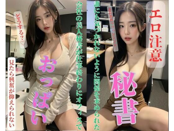 会社の美人上司が仕事終わりにオフィスで誰にも気づかれないように関係を求められた(玩具) [d_420189]