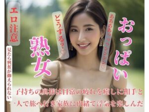 子持ちの奥様は日常の疲れを癒しに相手と一人で旅へ行き家族に内緒で浮気を楽しんだ(HANGUO) [d_423436]