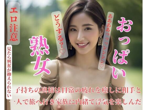 子持ちの奥様は日常の疲れを癒しに相手と一人で旅へ行き家族に内緒で浮気を楽しんだ(HANGUO) [d_423436]