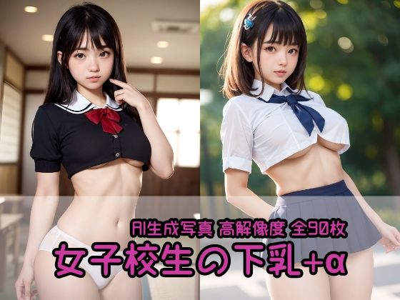 女子校生の下乳＋α(AI少女研究所) [d_426728]