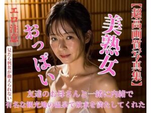 友達のお母さんと一緒に内緒で有名な観光地の温泉で欲求を満たしてくれた(NAGOYA) [d_434478]