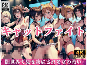 キャットファイト「闇世界で見せ物にされる女の戦い」(ガラパゴス化) [d_438212]