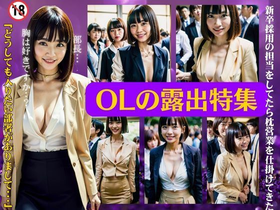 OLの露出特集〜新卒採用の担当をしていたら枕営業を仕掛けていた〜破廉恥社員(くぱぁの国王) [d_445748]
