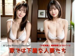 家では下着な人妻たち(AIれんず) [d_450590]