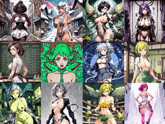 500枚 同じの無し ワンショット単発アニメ画像詰め合わせ福袋エロCGイラスト集 Vol.02(クリムト画廊) [d_453279]