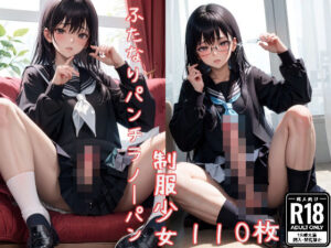 ふたなりパンチラノーパン制服少女(味噌ごぼう) [d_453846]