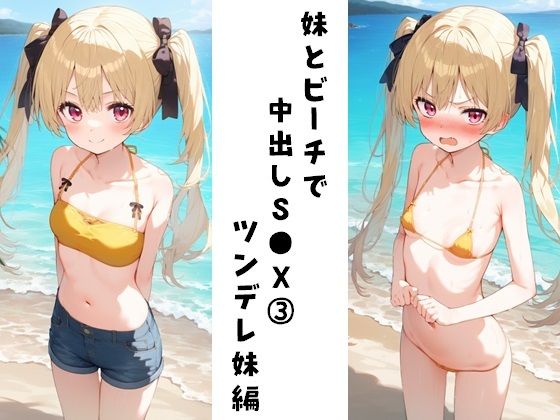 妹とビーチで中出しS●X 3（ツンデレ妹編）(FY工房) [d_454372]