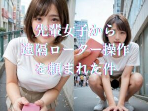 先輩女子に遠隔ローター（リモバイ）操作を頼まれた件(AI美エロ) [d_454708]