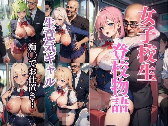 女子校生登校物語 〜生意気ギャル痴◯でお仕置き〜(cherryblossom) [d_457009]