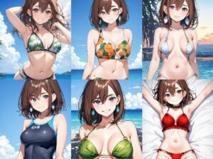 「ダンダダン」綾瀬桃水着写真集（全17種類438枚）(人の海) [d_458739]