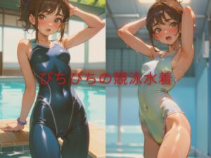 ぴちぴちの競泳水着 恥ずかしい(ムラムラボーイ) [d_459029]