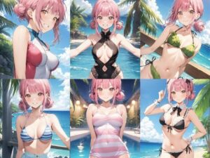 「アオのハコ」蝶野雛 水着写真集（全17種類420枚）(人の海) [d_459954]